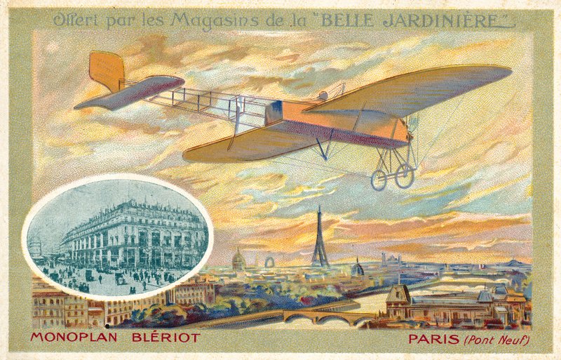 Bleriot tek kanatlı uçak ve Pont Neuf
