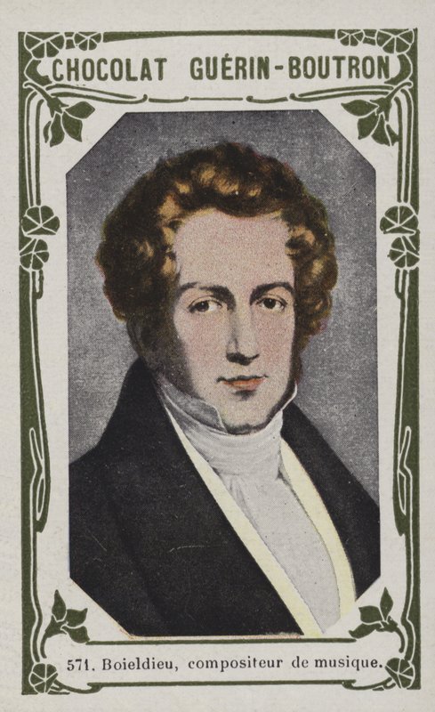 Boieldieu, müzik bestecisi (renkli fotoğraf) by French School