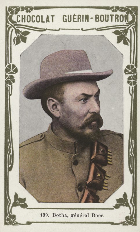 Botha, general Boer (renkli fotoğraf) by French School