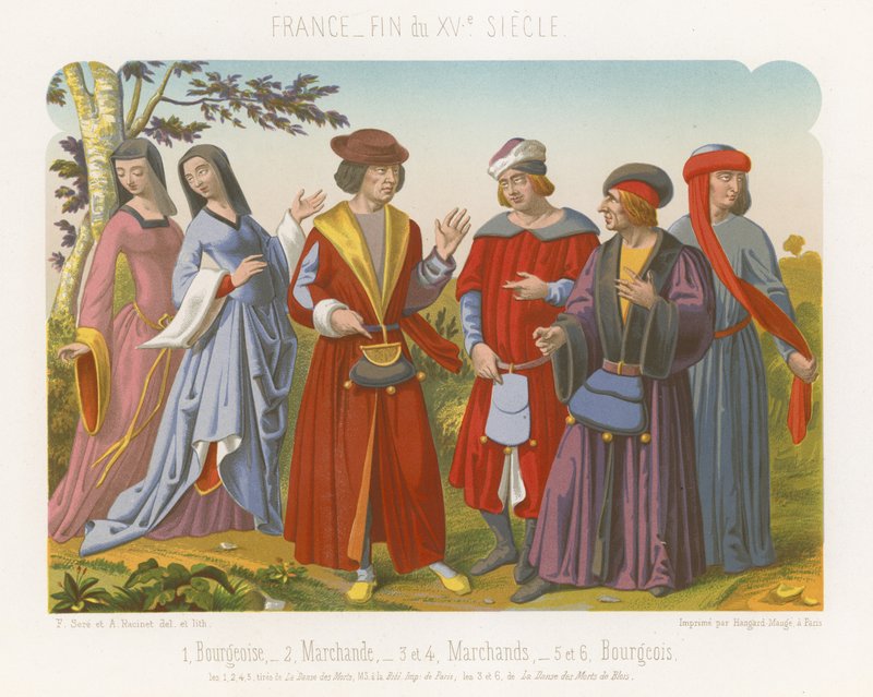 Burjuva, tüccarlar ve burjuva by French School