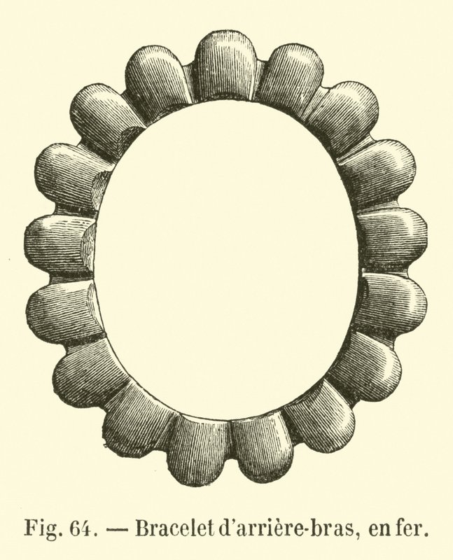 Arka kol bilekliği, demirden by French School