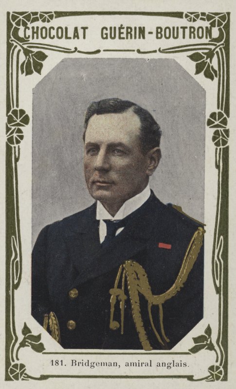 Bridgeman, İngiliz amiral (renkli fotoğraf) by French School