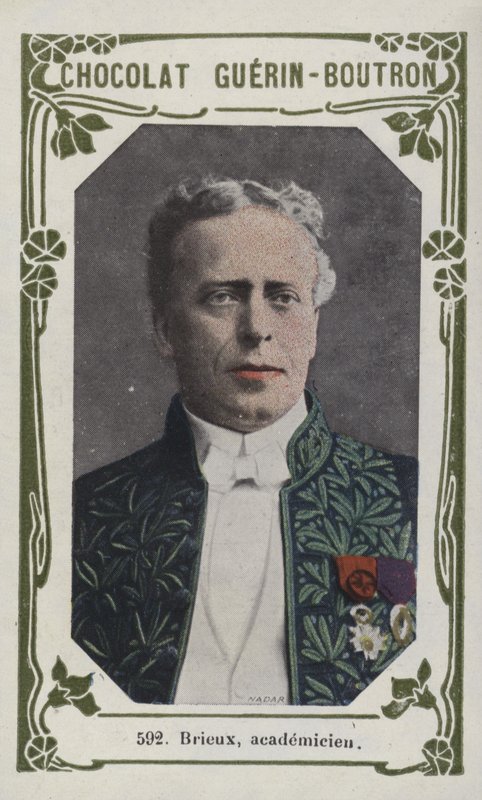 Brieux, akademisyen (renkli fotoğraf) by French School