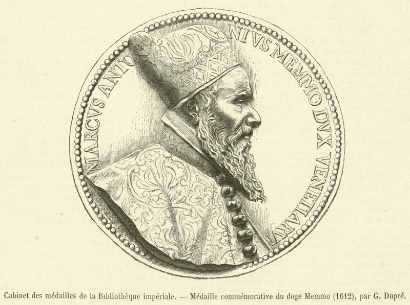 İmparatorluk Kütüphanesi madalya dolabı, Doge Memmo