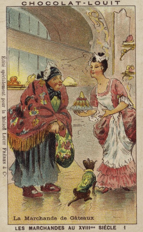 Pasta satıcısı, 18. yüzyıl by French School