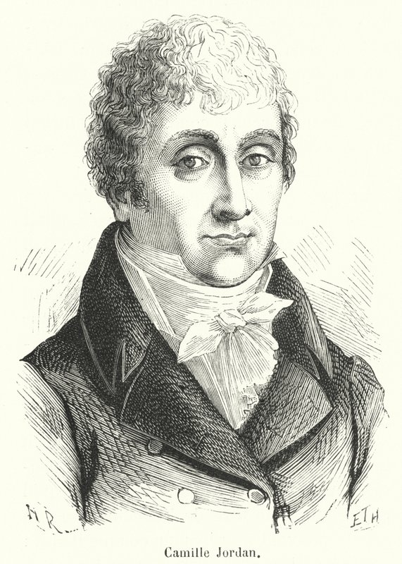 Camille Jordan (gravür) by French School