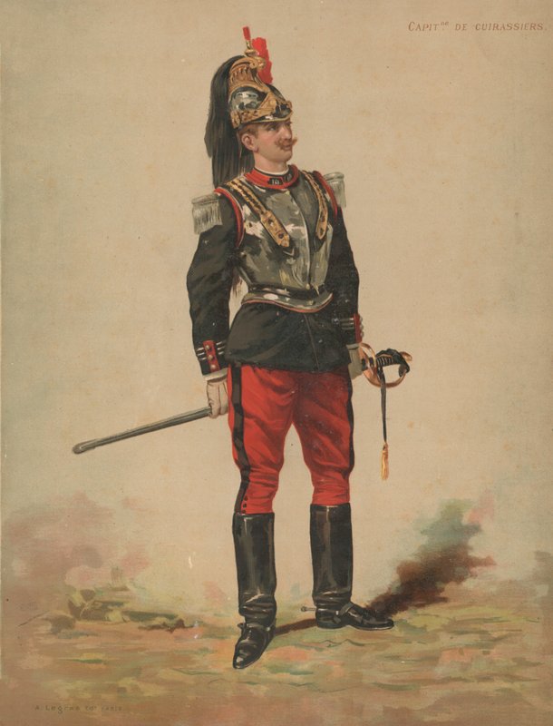 Cuirassiers Kaptanı by French School