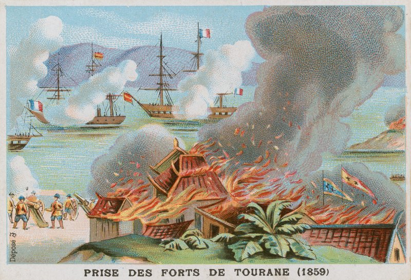 Tourane kalelerinin ele geçirilmesi, 1859 by French School