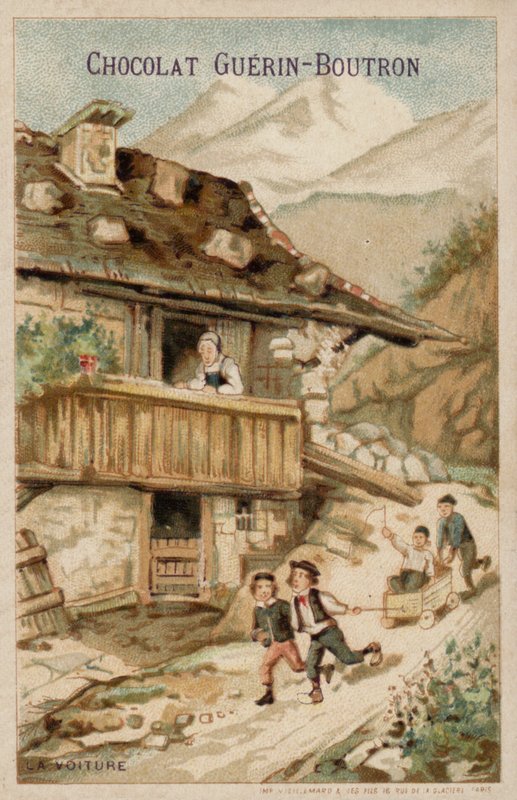 Araba (kromolito) by French School