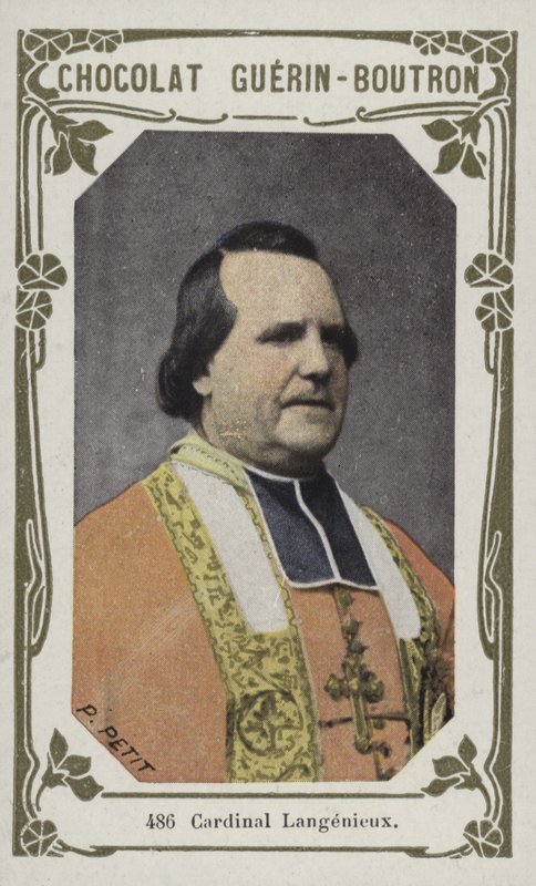 Kardinal Langenieux (renkli fotoğraf) by French School