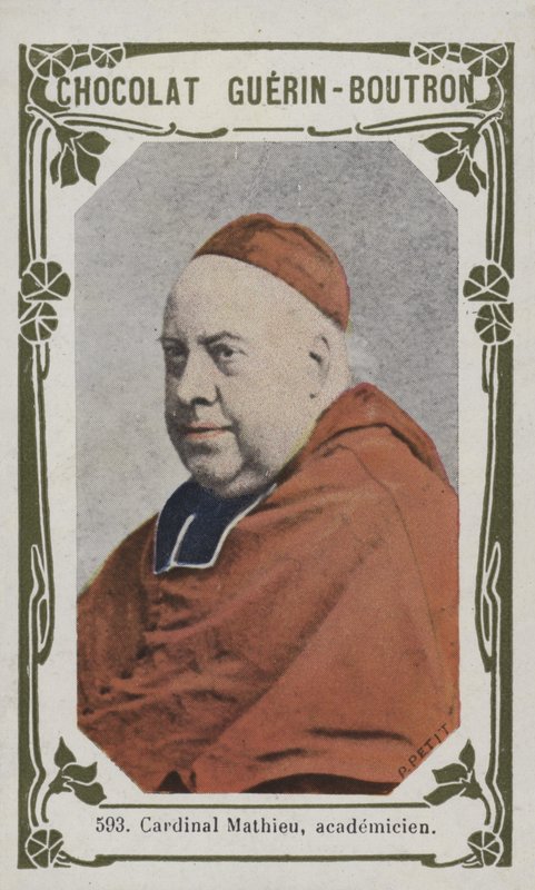 Kardinal Mathieu, akademisyen (renkli fotoğraf) by French School