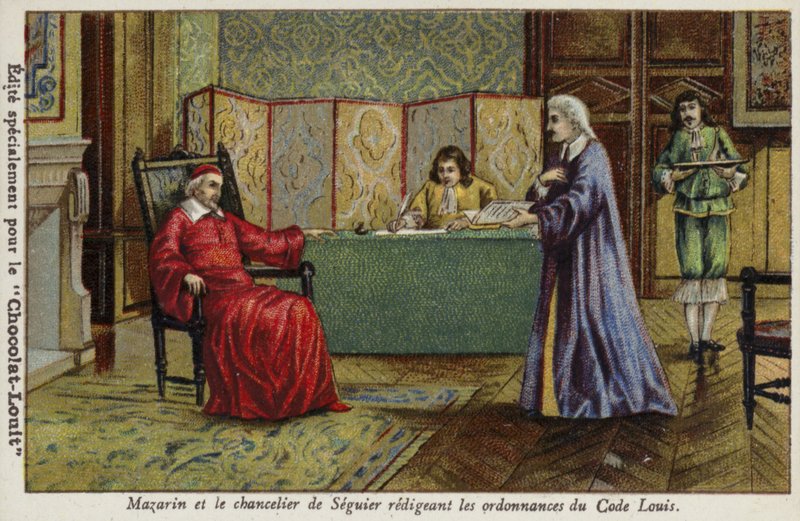 Kardinal Mazarin ve Şansölye Seguier, Louis Yasası