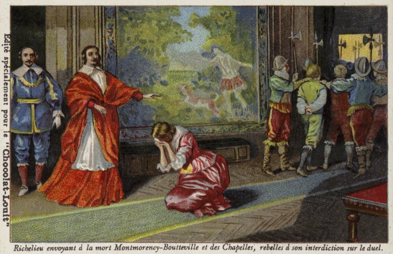 Kardinal Richelieu, Francois de Montmorency-Bouteville ve Kont de Chapelles