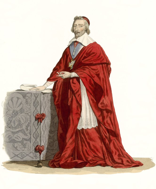 Kardinal de Richelieu by French School