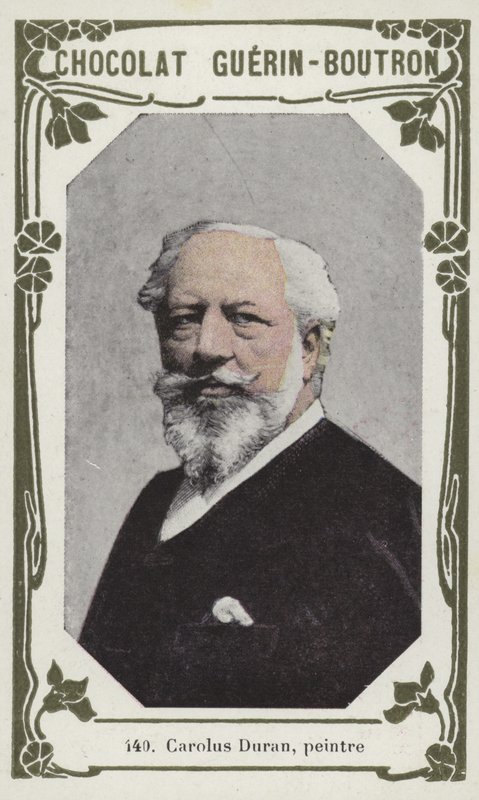 Carolus Duran, ressam (renkli fotoğraf) by French School