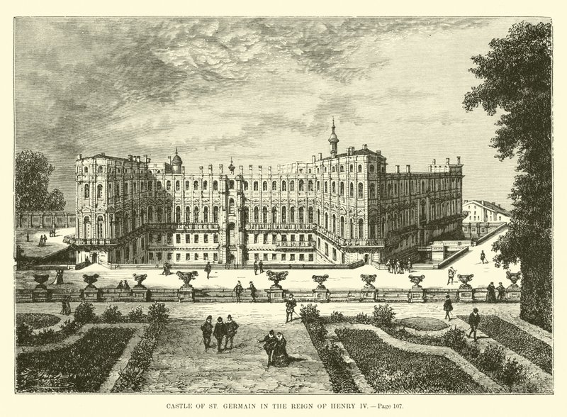 Henry IV döneminde St Germain Kalesi by French School