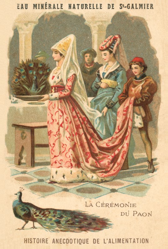 Tavus kuşunun töreni (chromolitho) by French School
