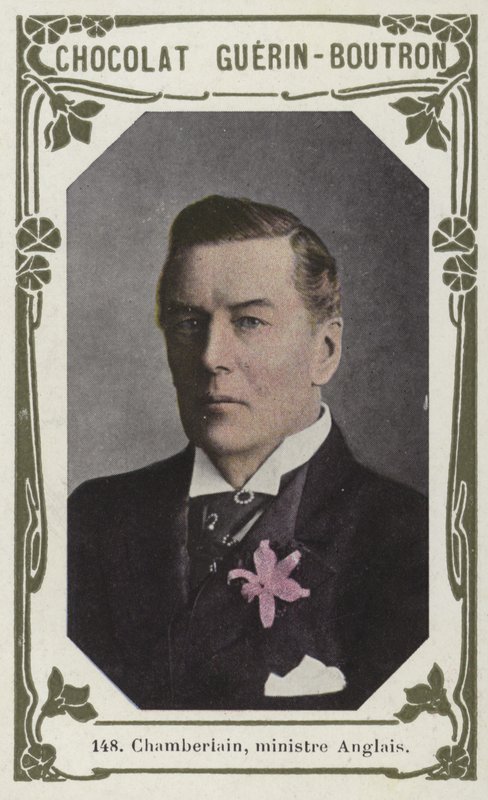 Chamberlain, İngiltere Bakanı (renkli fotoğraf) by French School