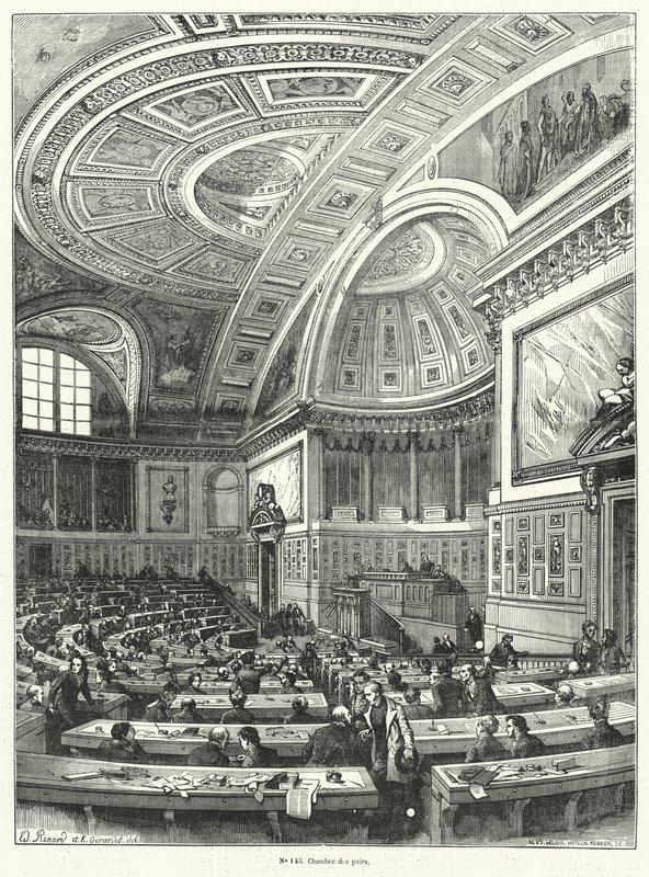 Chambre des Pairs (Akranlar Odası), 1814