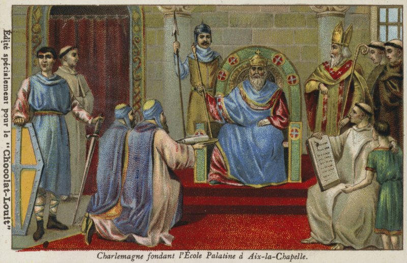 Charlemagne, 8. Yüzyılın sonlarında Aachen