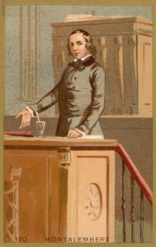 Charles Forbes Rene de Montalembert, Fransız tarihçi by French School
