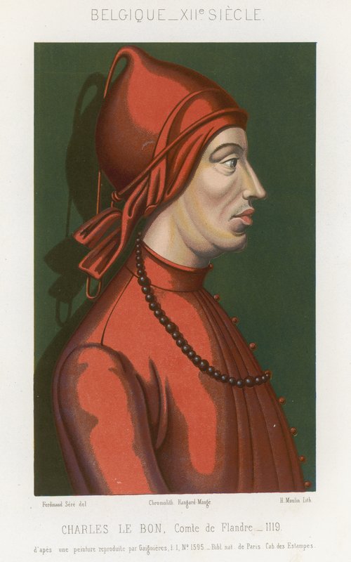 Charles I, Flanders Kontu by French School
