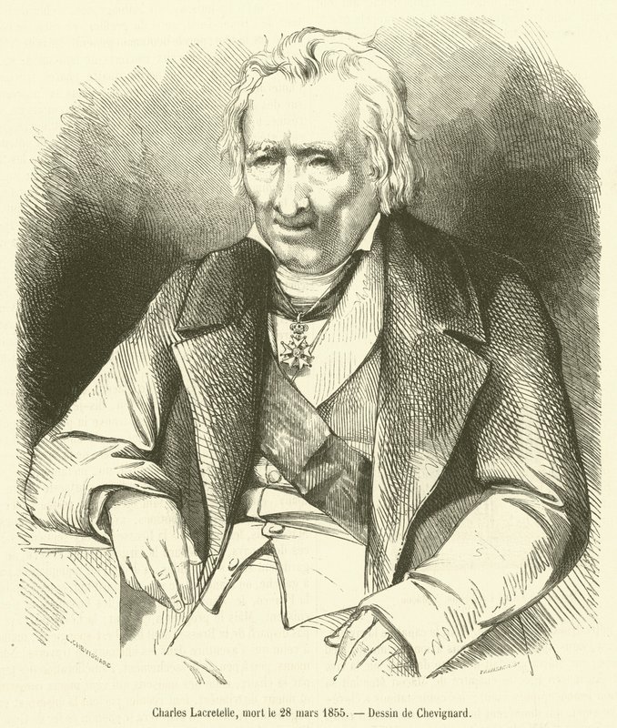 Charles Lacretelle, 28 Mart 1855