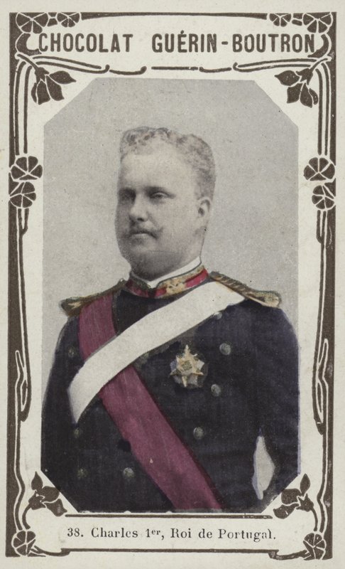 Charles the First, Portekiz Kralı (renkli fotoğraf) by French School