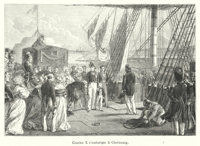 Charles X, Cherbourg