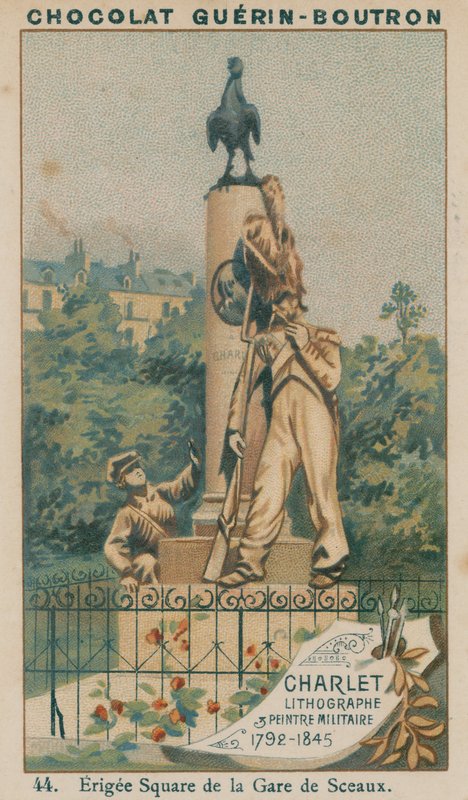 Charlet, Litograf ve Askeri Ressam, 1792-1845, Erigee Square de la Gare de Sceaux by French School