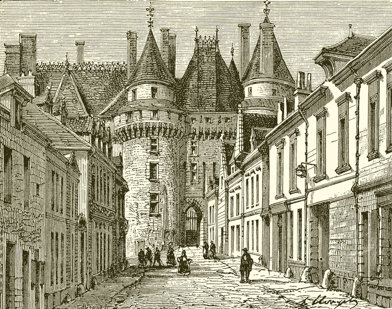 Langeais Şatosu by French School