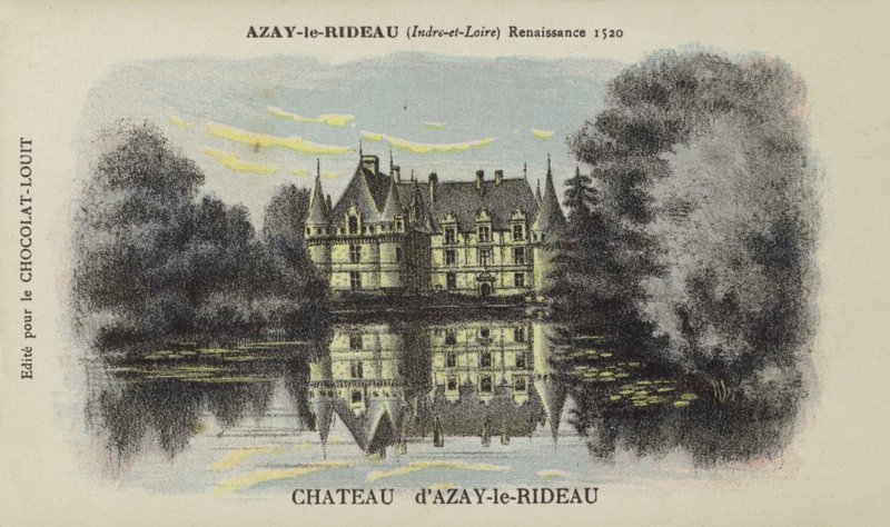 Chateau dAzay-le-Rideau, Azay-le-Rideau, Indre-et-Loire by French School