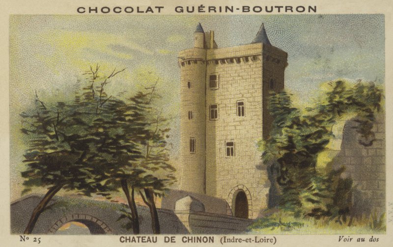 Château de Chinon, Indre-et-Loire by French School