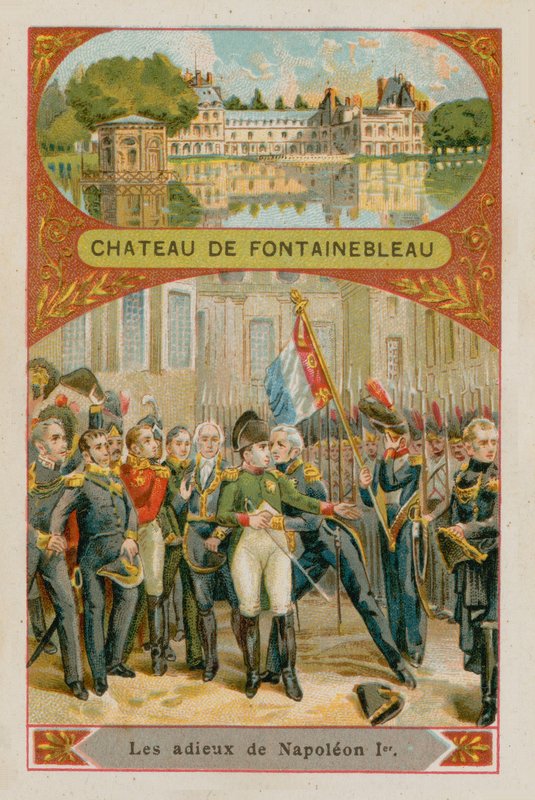 Fontainebleau kalesi by French School