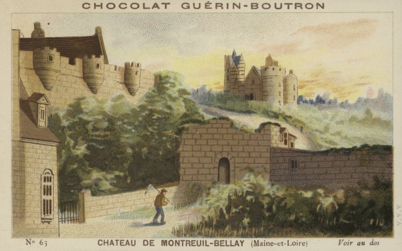 Montreuil-Bellay Şatosu, Maine-et-Loire by French School