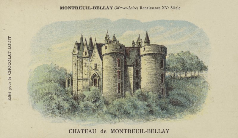 Chateau de Montreuil-Bellay, Montreuil-Bellay, Maine-et-Loire by French School