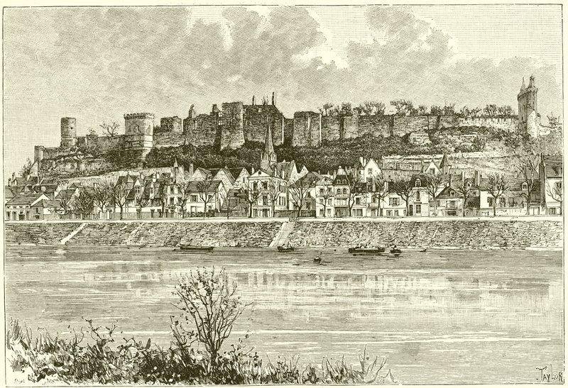 Chinon Şatosu by French School