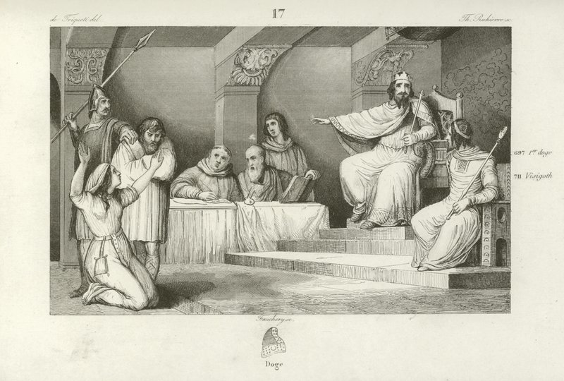 Childebert III, Frankların Kralı by French School