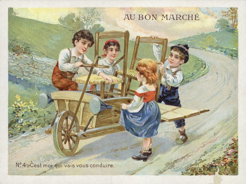 El arabasını araca çeviren çocuklar by French School