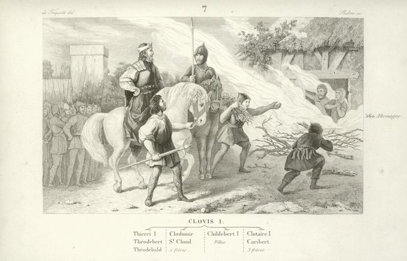 Chlothar I, Frankların Kralı by French School