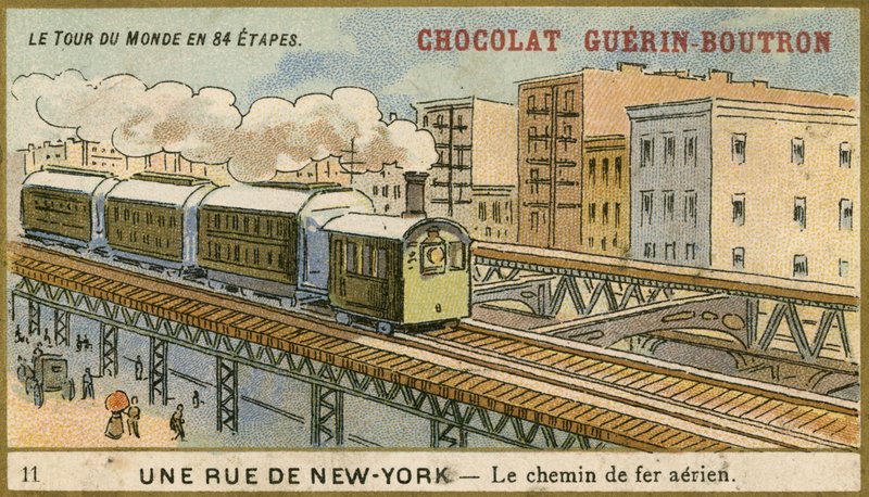 Chocolat Guerin Boutron ticaret kartı by French School