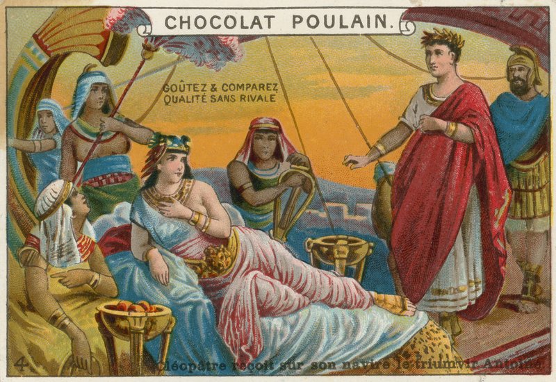 Poulain çikolata ticaret kartı by French School