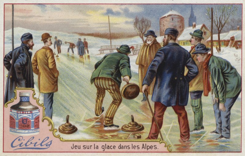Curling özellikli Cibils kartı by French School
