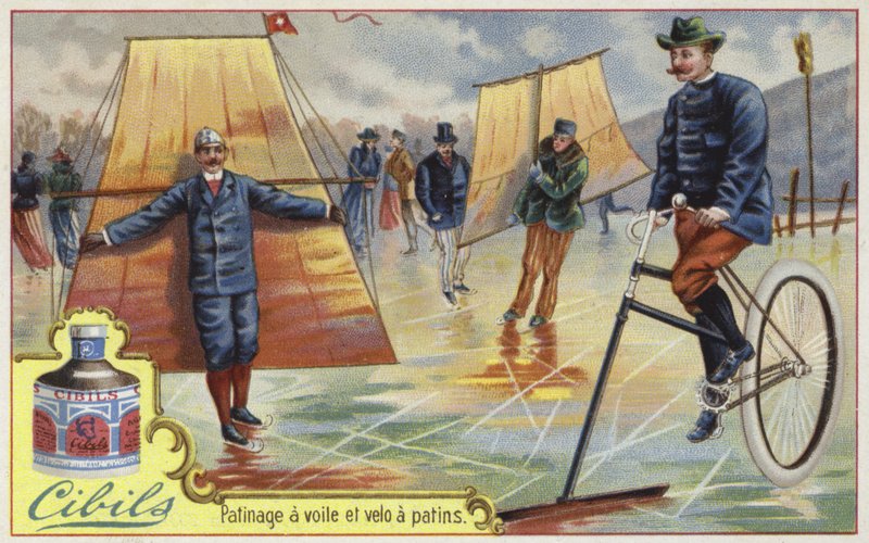 Buz pateni özellikli Cibils kartı by French School