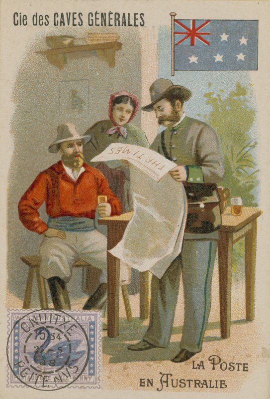 Cie des Caves Generales ticaret kartı, posta by French School