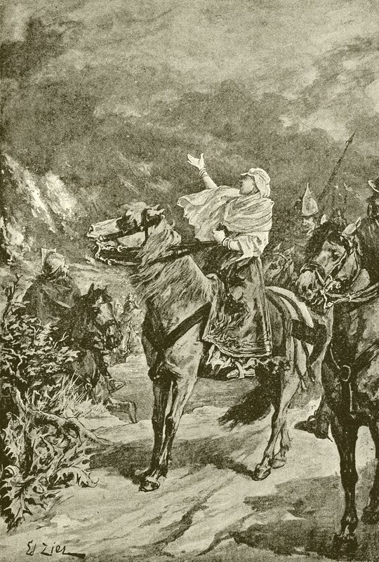 Clotilde Burgonya ülkesini ateşe verdi by French School