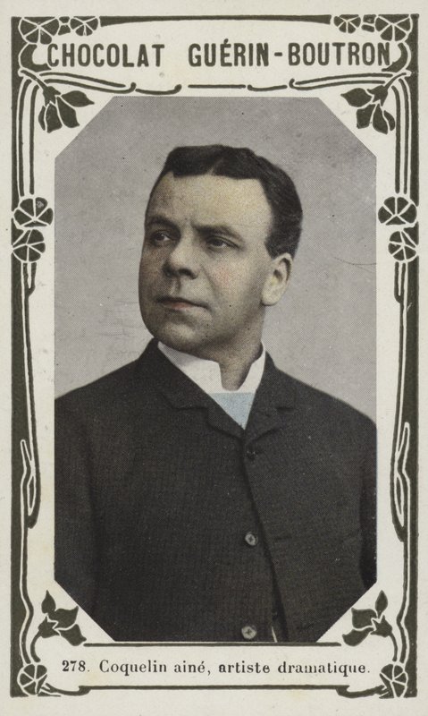 Coquelin aine, dramatik sanatçı (renkli fotoğraf) by French School