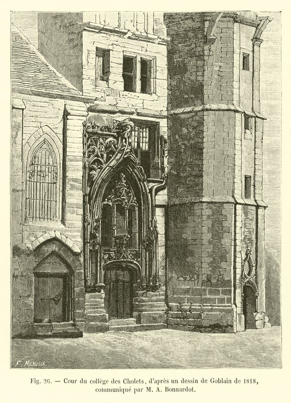 Cour du kolej des Cholets, Gobelin