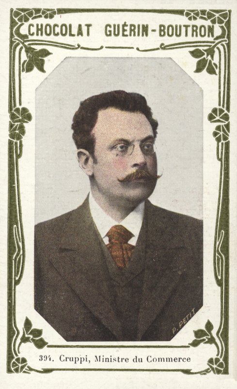 Cruppi, Ticaret Bakanı (renkli fotoğraf) by French School