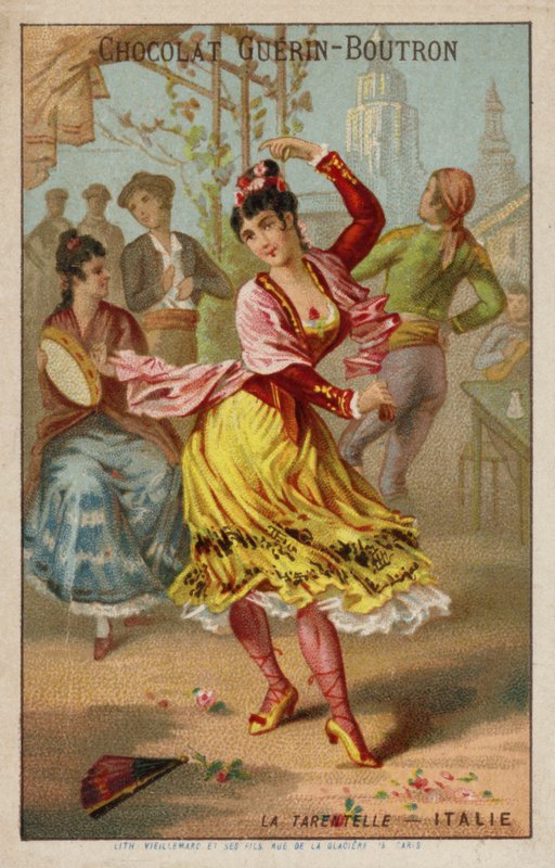 Tarantella dansı, İtalya by French School